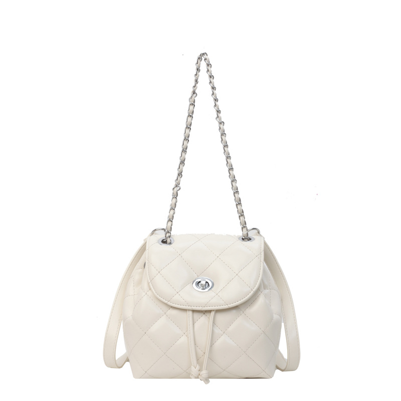Classic Chanel-style chain backpack for women 2024 new style, fashionable and versatile single-shoulder crossbody bag, multi-purpose small backpack Item Picture