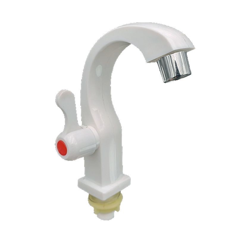 Plastic washbasin, single-cooling faucet, plastic steel Moon Bay washbasin, washbasin, and kitchen sink, universal faucet Item Picture
