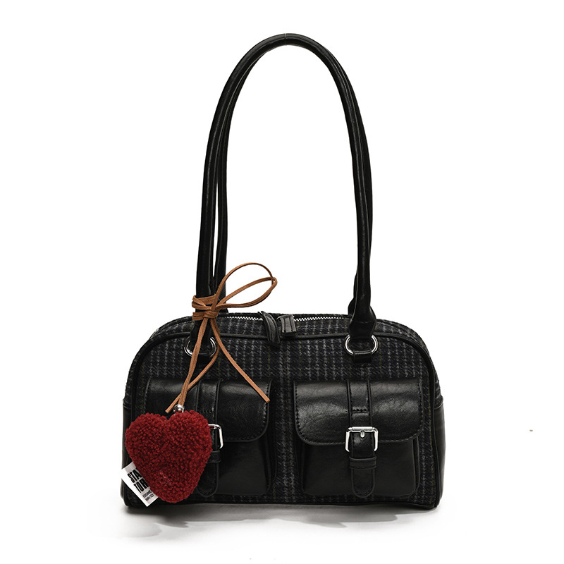 Underarm multi-pocket women's retro fashion Instagram trendy single-shoulder bag 2024 new style niche high-end handbag Item Picture
