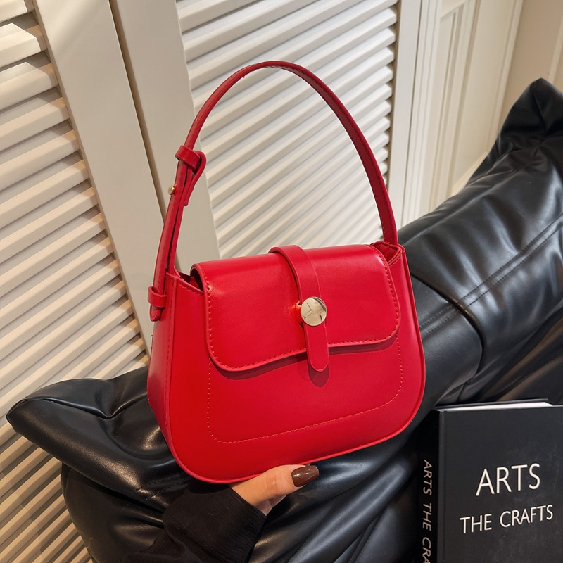 A new retro women's bag with a unique Korean Instagram design, a stylish and versatile small handbag, a trendy single-shoulder crossbody bag Specification drawing