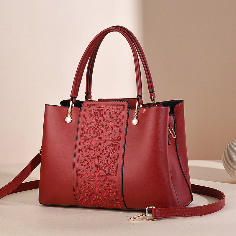 New crossbody bag for women, large-capacity handbag, a niche gift for middle-aged people, mom's bag, and commuter women's bag details Picture