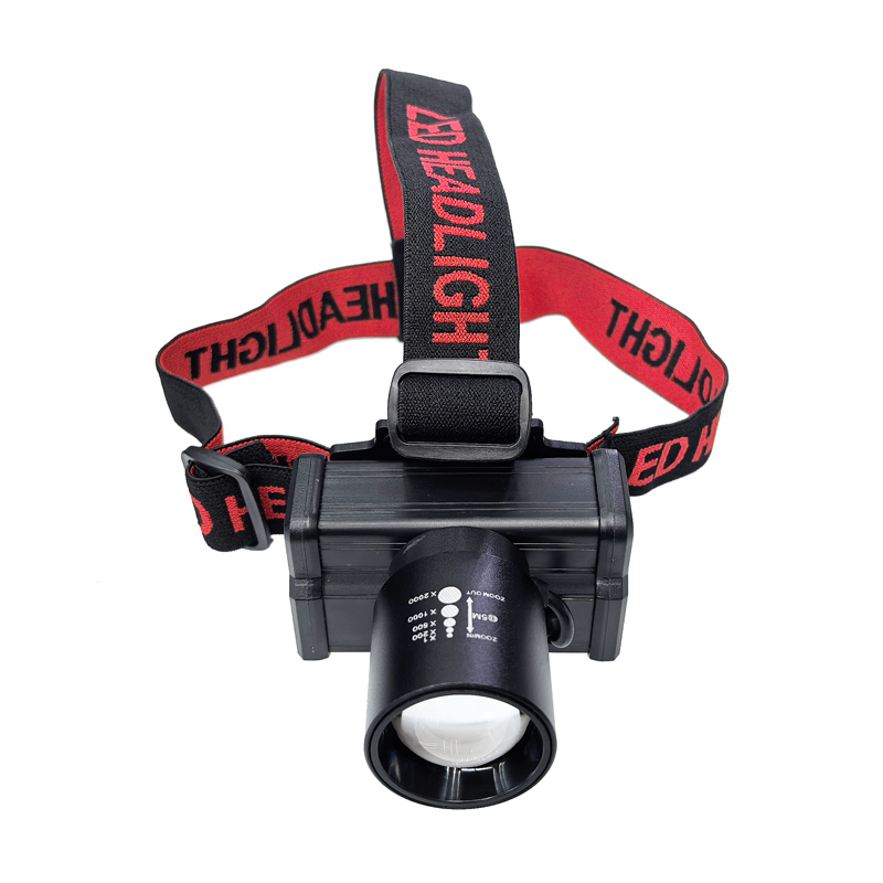 JS-932USB充电伸缩调焦白激光头灯骑行头灯户外野营灯矿灯维修头灯露营灯钓鱼灯细节图