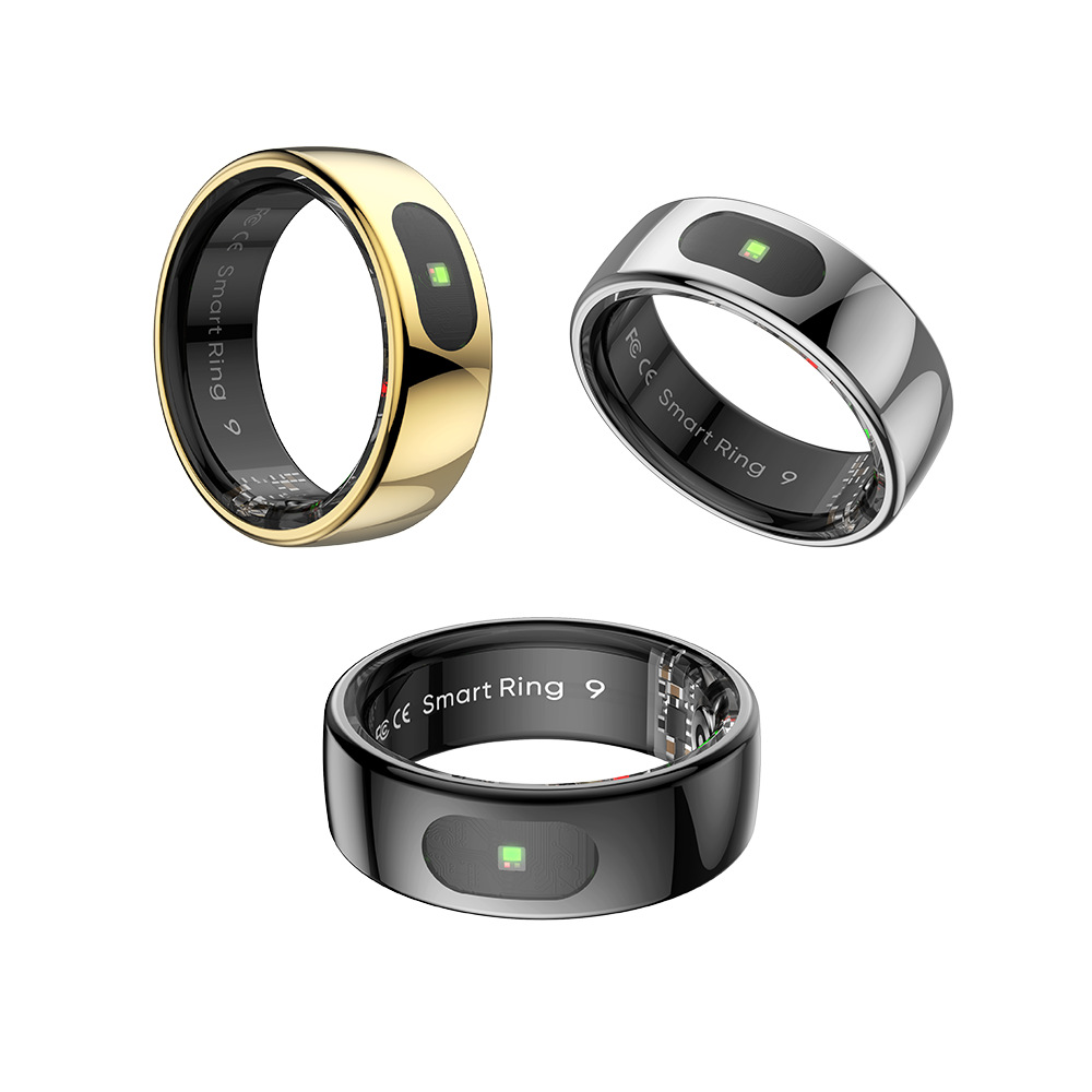 The new cross-border bestseller R08/Q8 remote touch ring is a smart ring for sleep, exercise, body temperature, blood oxygen, heart rate and menstruation Item Picture