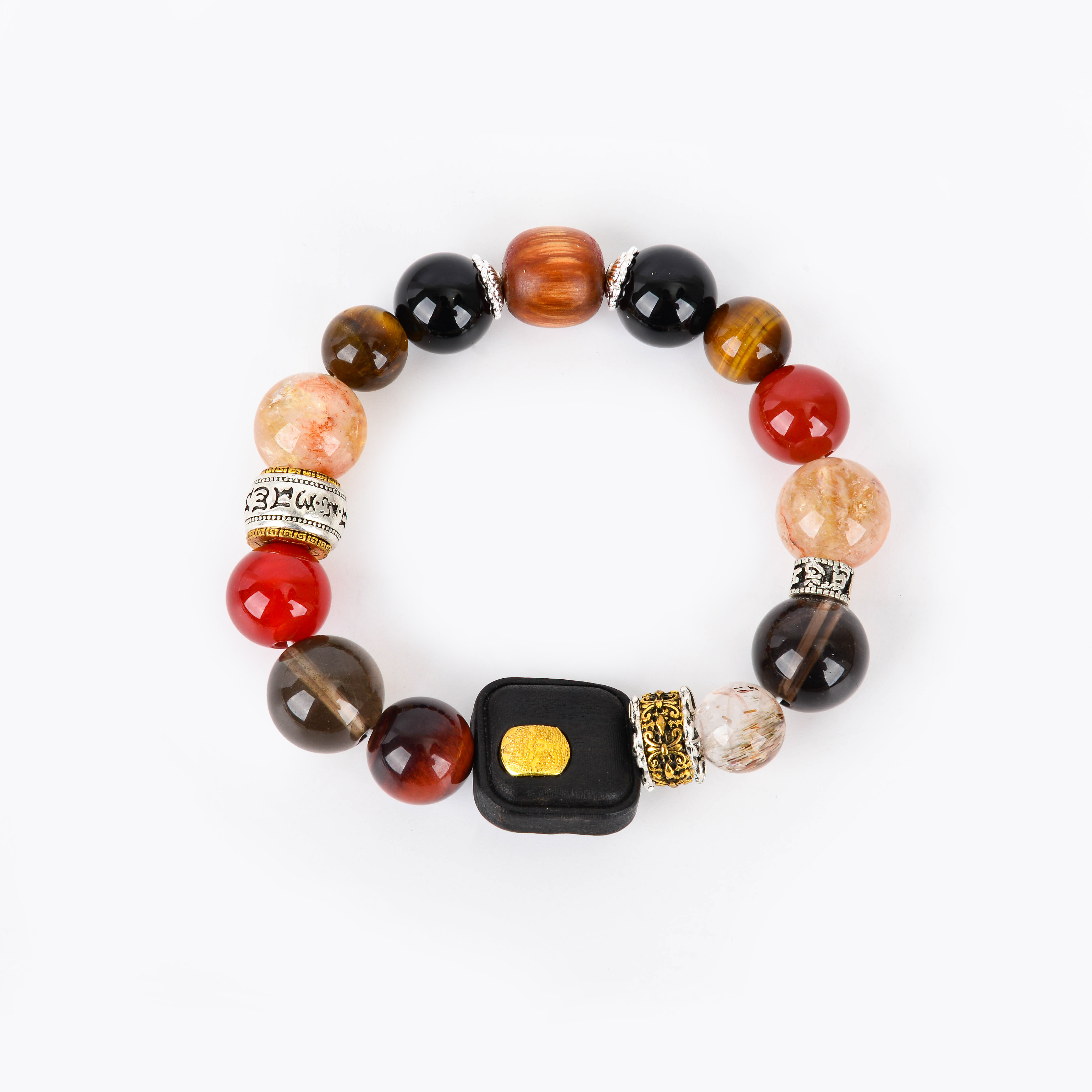 水晶手串手链珍珠手持念珠饰品 时尚简约多功能手链