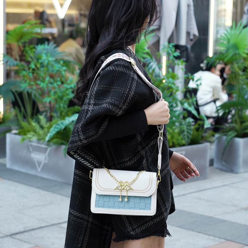 Festival gift bag for women 2023 Fashion New single-shoulder women crossbody bag chain fashion small square bag small crossbody bag Specification drawing