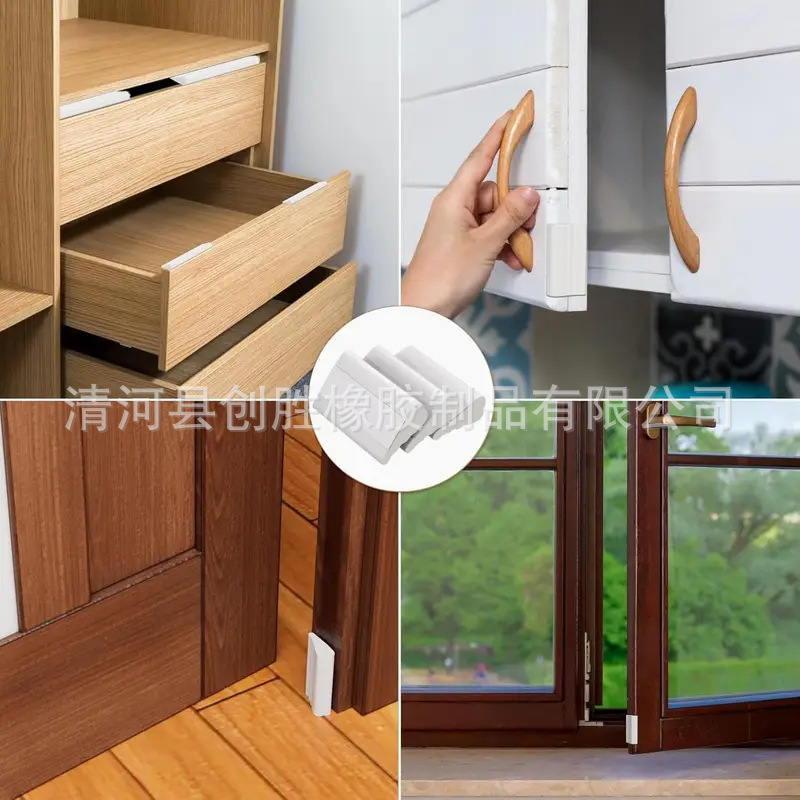 Upgraded sliding window self-adhesive window sealing strip, high-elasticity nylon-coated exterior door sound insulation and insulation tape Specification drawing