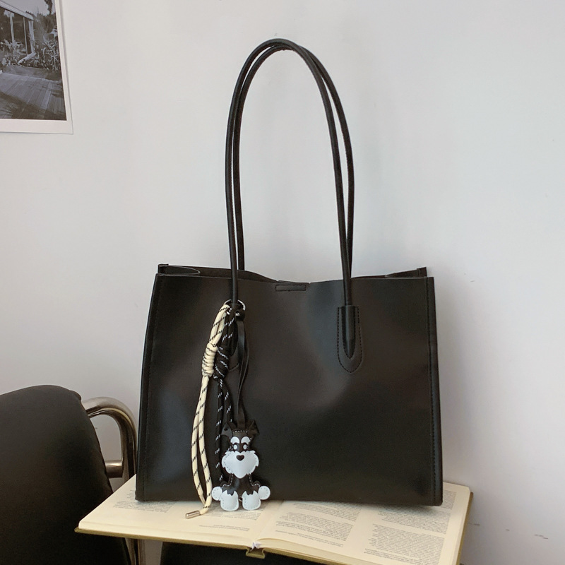 Commuting single-shoulder bag, women's large-capacity versatile tote bag, 2024 new model underarm bag, casual briefcase Specification drawing