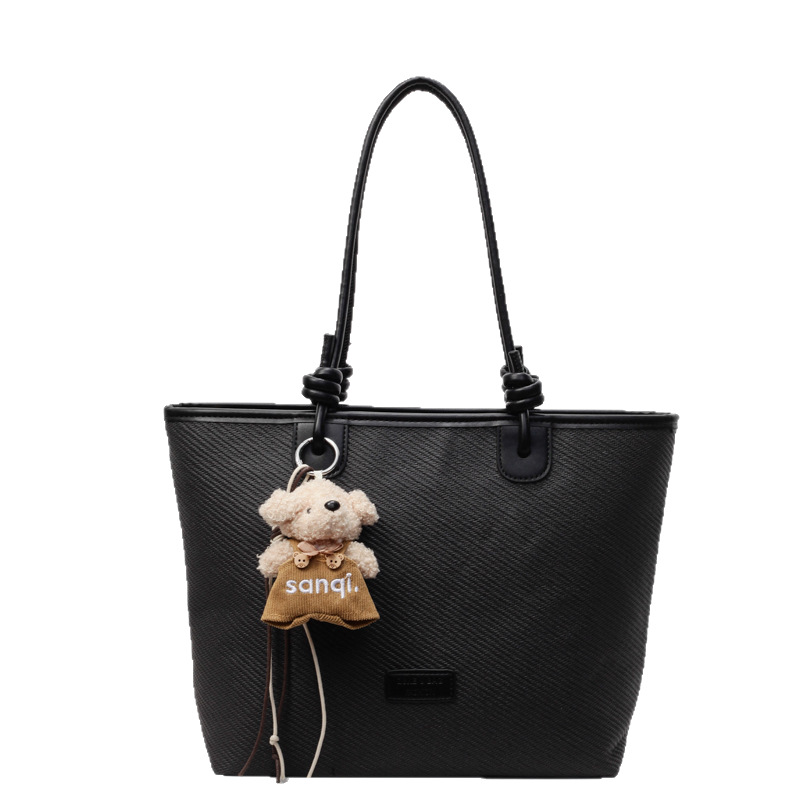 A simple and stylish large-capacity tote bag for women, a new 2025 fashion, casual, lightweight and versatile single-shoulder armpit bag for commuting Item Picture