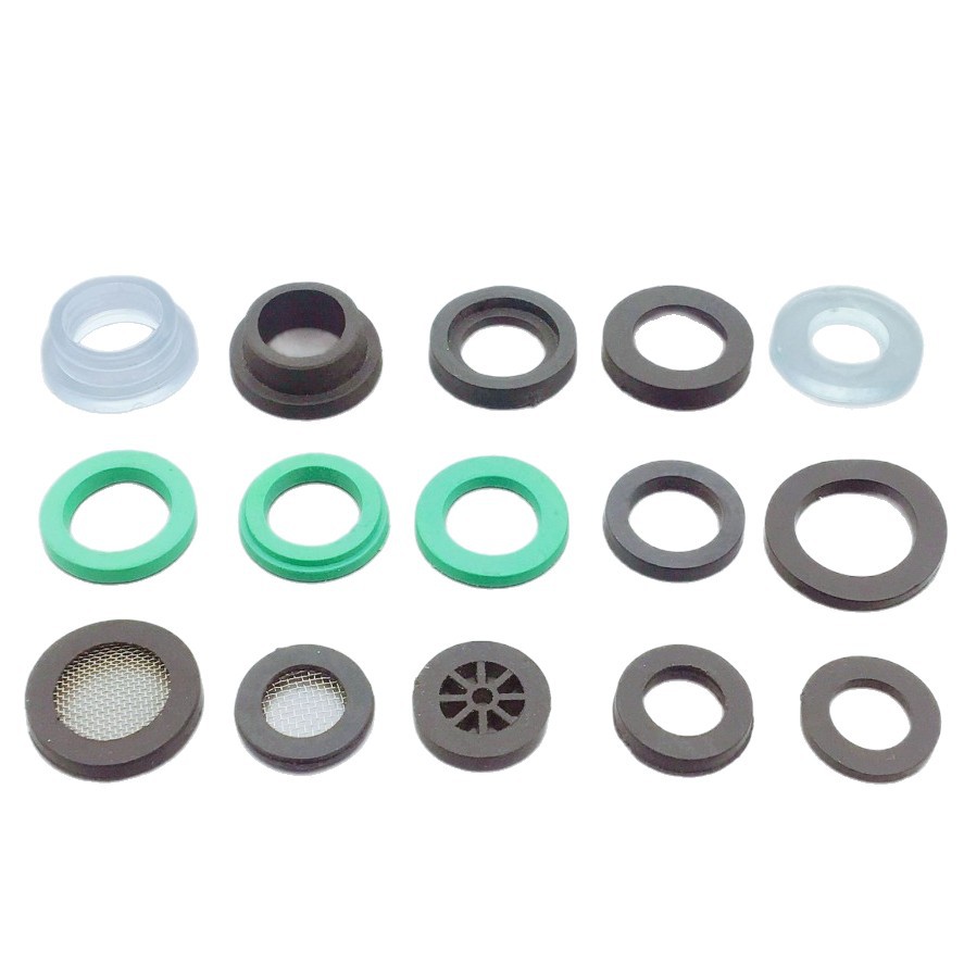 Faucet 4/6 rubber gasket, transparent silicone gasket, kitchen hose, showerhead accessory gasket, filter screen gasket Specification drawing