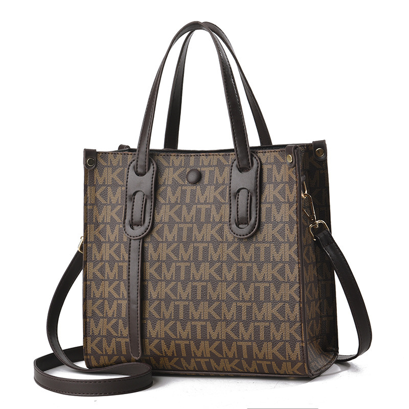 Women's printed bag 2023 New style fashionable tote bag, simple and elegant, European and American personality single-shoulder crossbody handbag Item Picture