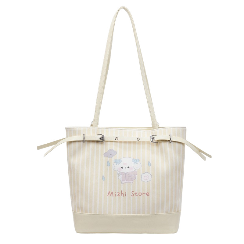 Casual large-capacity floral hand-held tote bag for women 2025 new style, versatile and personalized design, fashionable and trendy single-shoulder bag Item Picture