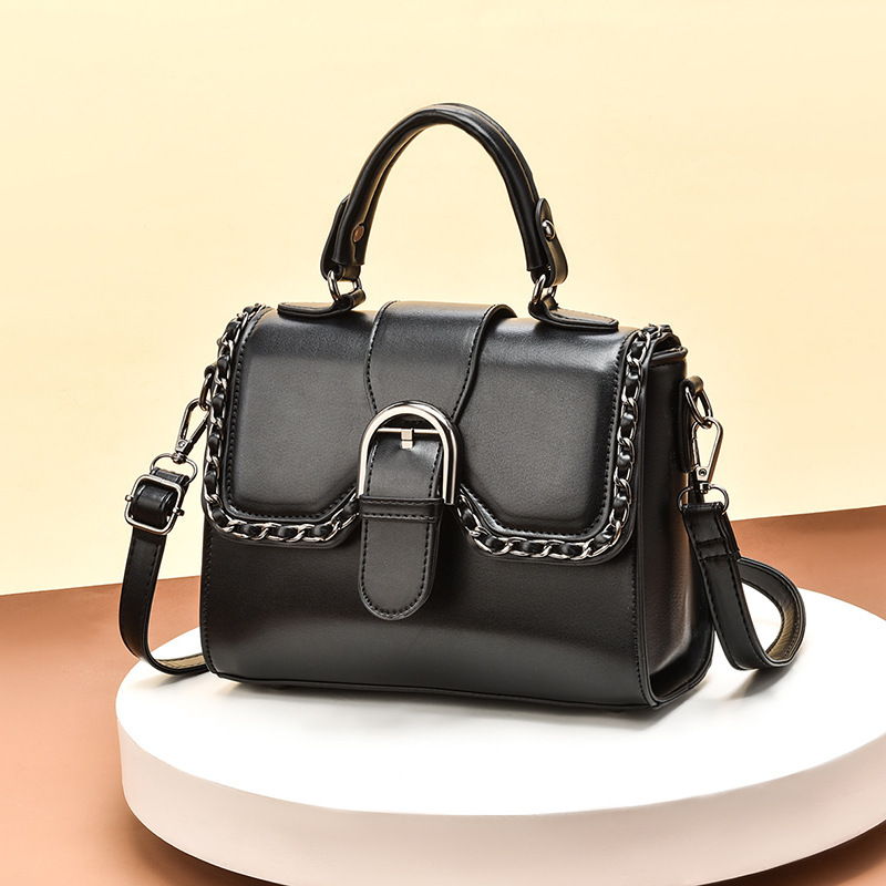 2022 Trendy Women's small square bag, women's crossbody bag, fashionable women's bag, retro and versatile single-shoulder handbag consignment Specification drawing
