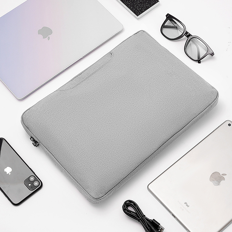 Factory wholesale cross-border best-selling Oxford cloth bags with fleece hand-held 15.6-inch 13-inch Apple and Huawei laptop bags Application Scenario