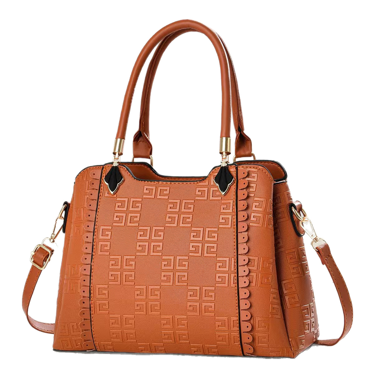 2025 Women's single-shoulder handbag embossed commuter crossbody bag manufacturer in stock wholesale high appearance level and elegant single-shoulder bag Item Picture