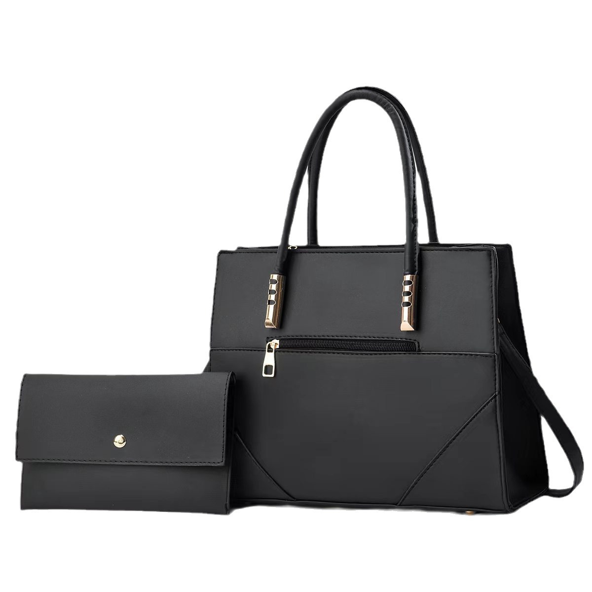 Two-piece set of bags for women, new trend cross-border, simple and versatile, fashionable and versatile shoulder bag, large capacity crossbody handbag Item Picture