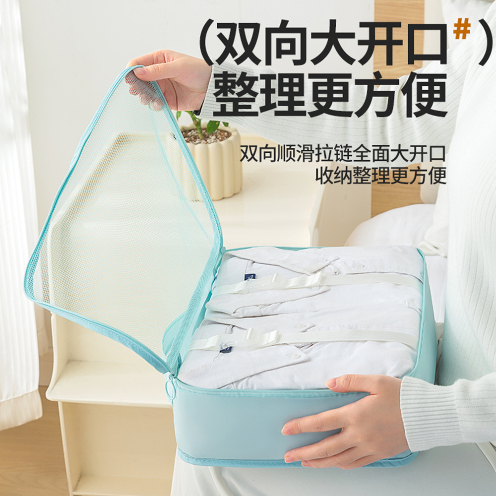 Travel seven-piece storage set, large-capacity portable storage bag, clothing, shoes and socks storage bag, underwear classification bag Application Scenario