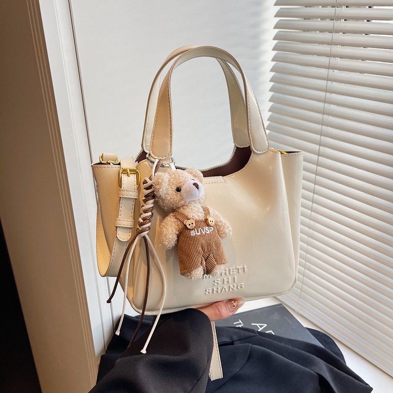 Retro hand-held vegetable basket bag for women, 2025 new trendy and fashionable Korean bucket bag, casual and versatile single-shoulder crossbody bag details Picture