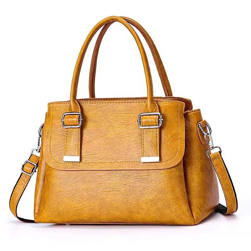High-end, stylish, large-capacity soft leather handbag for women, 2022 new style, fashionable and high-quality hand-held crossbody bag for women details Picture
