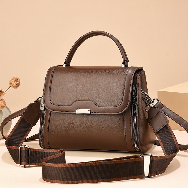 Best-selling women's single-shoulder crossbody bag, elegant mom bag, versatile, new summer 2024 fashionable handbag for middle-aged people full figure