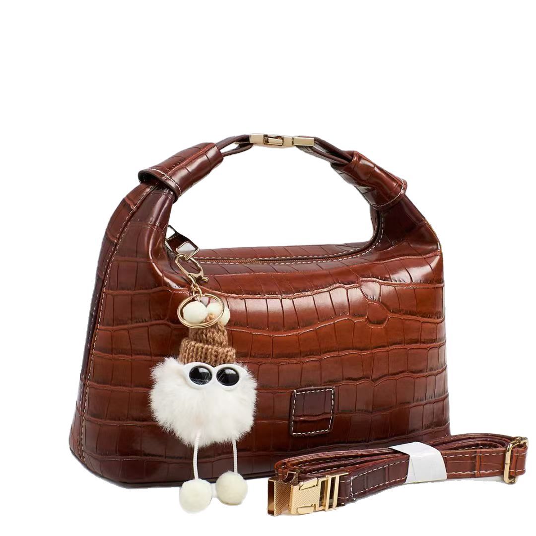 Portable small bag for women, 2025 new style, cross-border high-end texture, single-shoulder crossbody bag, versatile small pillow Item Picture