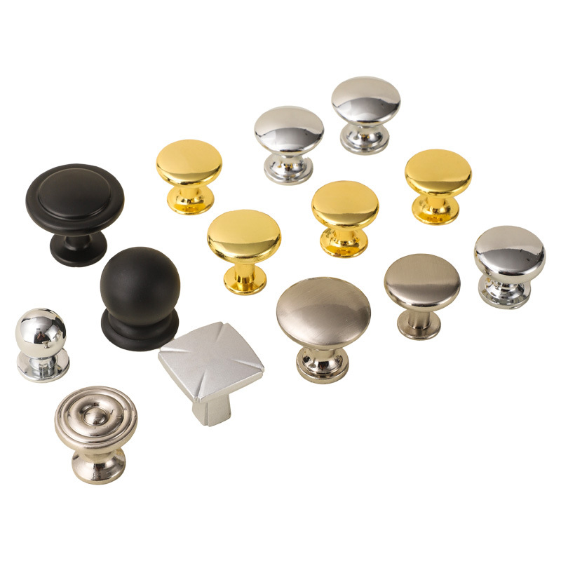 Cross-border zinc alloy gold drawer handles, thickened window handles, bedside table handles, cabinet door handles, hardware accessories Item Picture