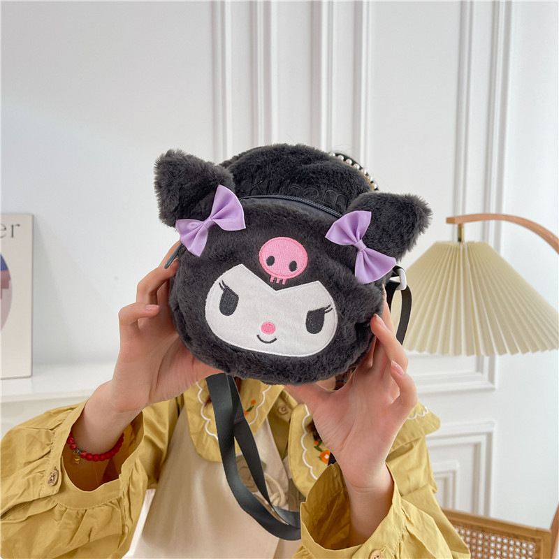 New Japanese-style cartoon mini crossbody bag, cute and girlish change key bag, claw machine doll exchange wholesale price details Picture