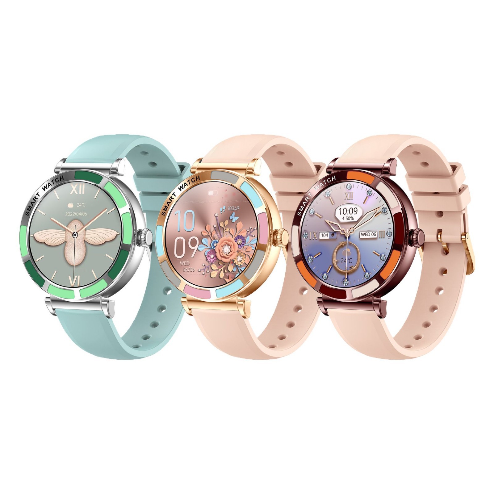 A women's watch that has become a hit in foreign trade, featuring Bluetooth communication, heart rate, sleep health, IP67 water resistance, and outdoor sports smart bracelet Item Picture