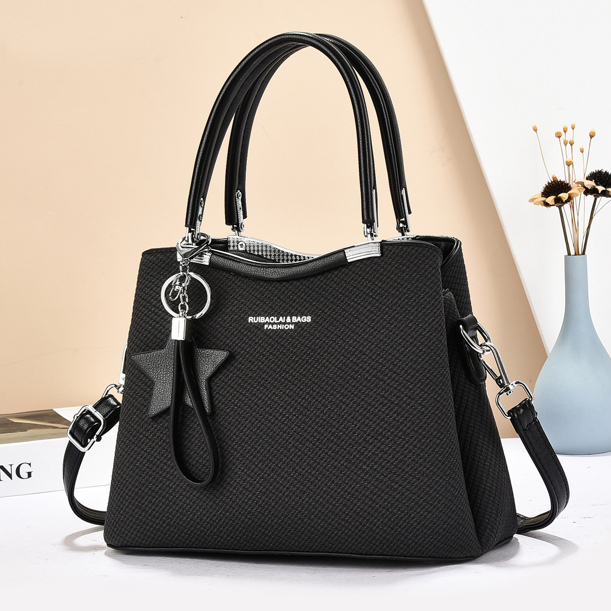 High-end crossbody handbag for women 2025 new summer soft leather, versatile and high-quality single-shoulder bag full figure