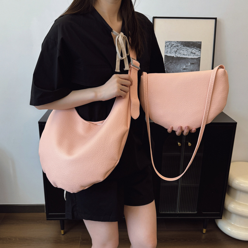 High-quality underarm bag for women, new summer 2025, fashionable and versatile single-shoulder bag, niche design, large capacity handbag Specification drawing