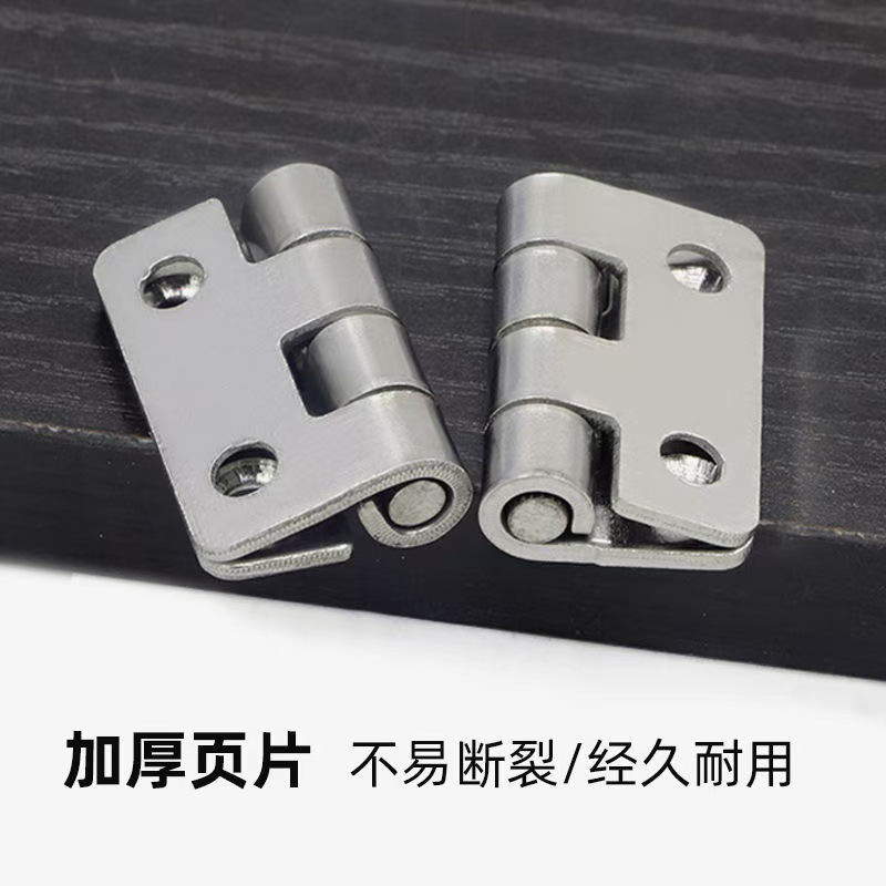 304 stainless steel heavy-duty non-hole welded hinges, thickened industrial hinges, heavy-duty industrial welded hinges Specification drawing