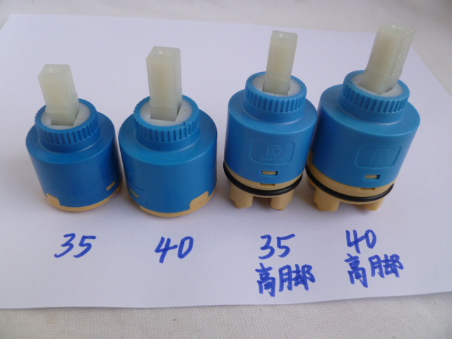 Cold and hot water faucet valve core mixing valve, kitchen basin shower 25/35/40 high-foot ceramic valve core repair parts details Picture