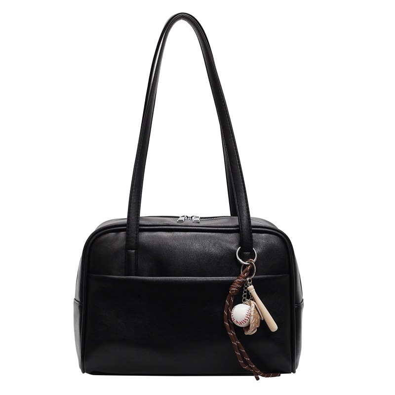 High-end, simple, versatile, fashionable and trendy single-shoulder bag for women 2024 new style, casual, retro, large-capacity small square bag Item Picture