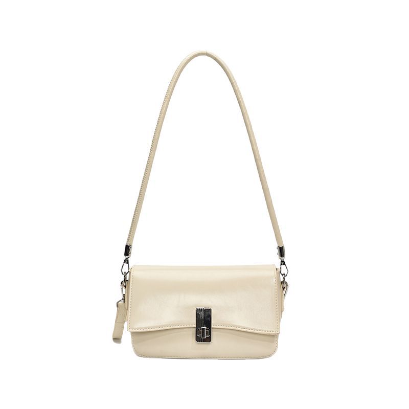 Soft leather single-shoulder underarm bag for women, 2025 new style, high-end feel, casual and versatile, commuting crossbody small square bag Item Picture