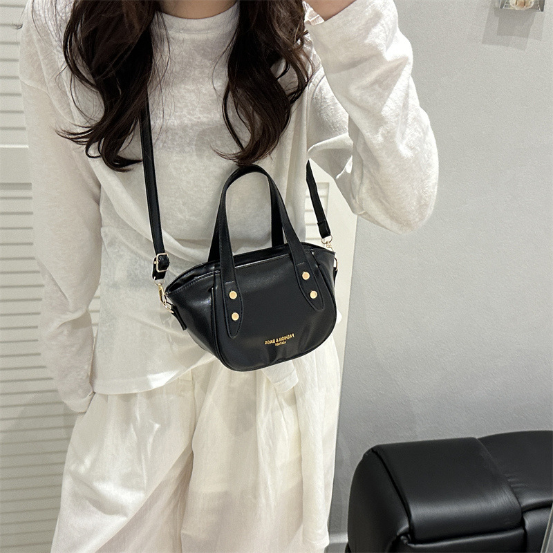 High-end and trendy hand-held small square bag 2025 new spring niche fashion simple casual single-shoulder bag crossbody bag Specification drawing