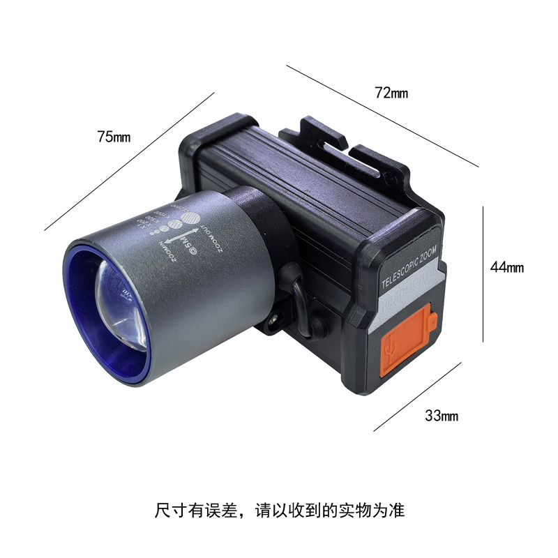 户外头灯实物图