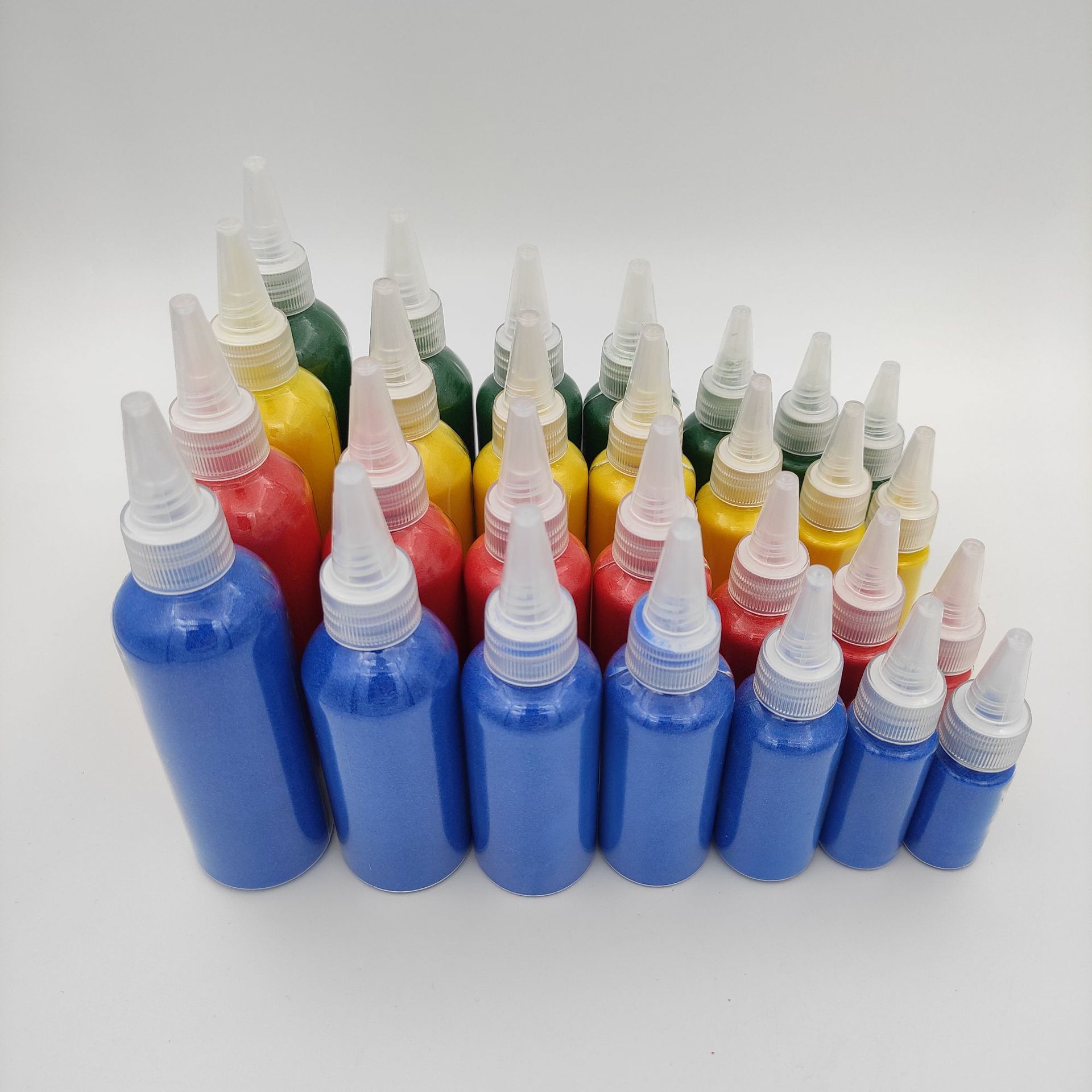 Colored sand children's sand bottle painting 73-color colored sand DIY small bag colored sand small particle gravel Application Scenario
