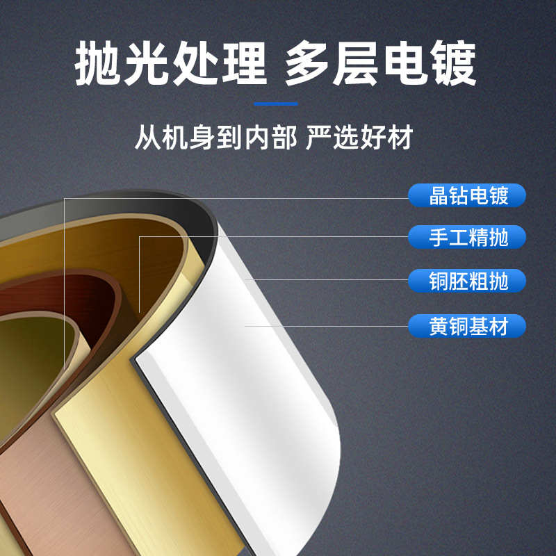 All-copper smart sensor faucet, fully automatic wall-entering single cold and hot wall water outlet, all-copper sensor hand wash for commercial use Application Scenario