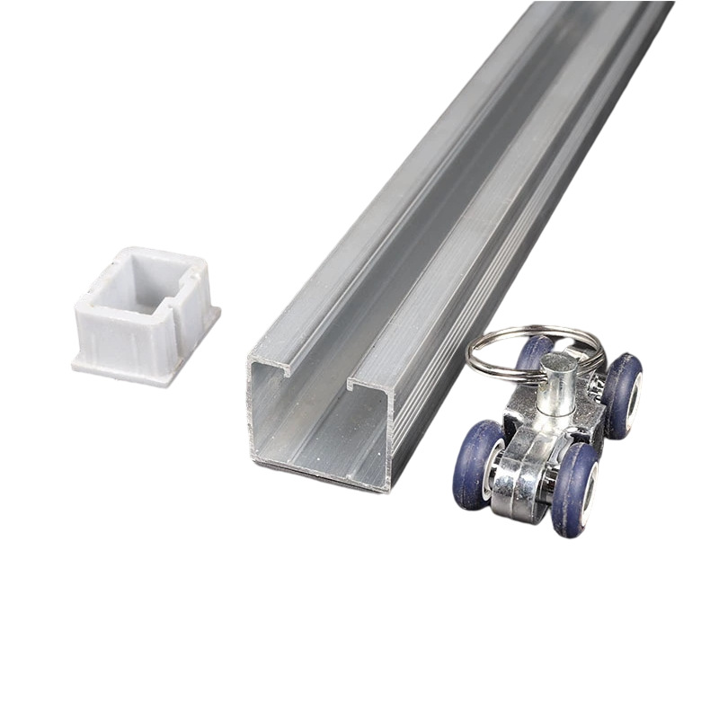 Hospital partition curtain track U-shaped, L-shaped, straight ward bed aluminum alloy track, medical partition curtain slide rail Item Picture