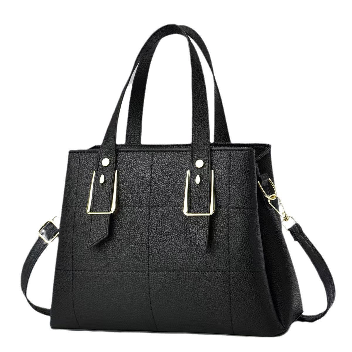 Factory wholesale of new 2024 fashionable embroidered checkered handbag, European and American trend large-capacity single-shoulder crossbody bag Item Picture