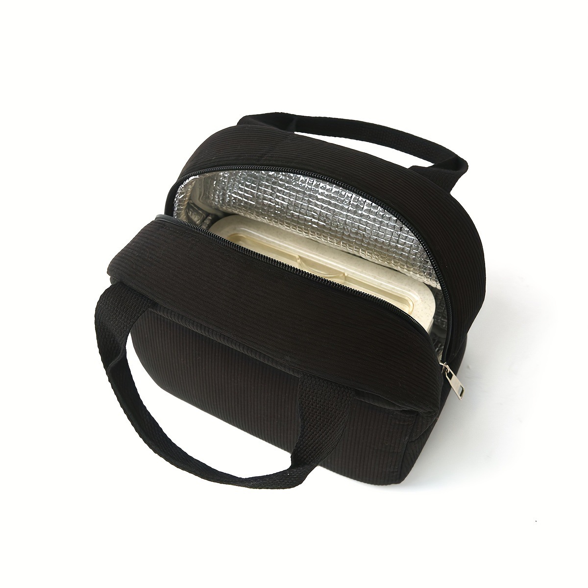 Cross-border bestsellers: Hand-held bento bags, insulated bags, lunch box bags, lunch bags with lunch bags, lunch box storage bags for work and school Specification drawing