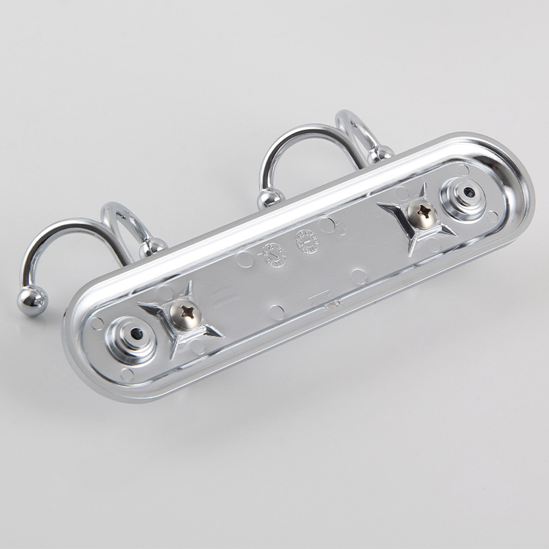 Exclusive bathroom double-ear hooks for foreign trade hotels, home light luxury bedroom wall hanging clothes, hats, towels, electroplating and perforation Application Scenario