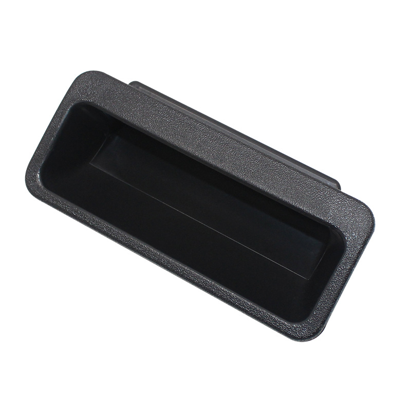 Plastic black handle, industrial equipment, iron sheet electrical box, filing cabinet, concealed built-in handle, cabinet door, drawer handle Item Picture