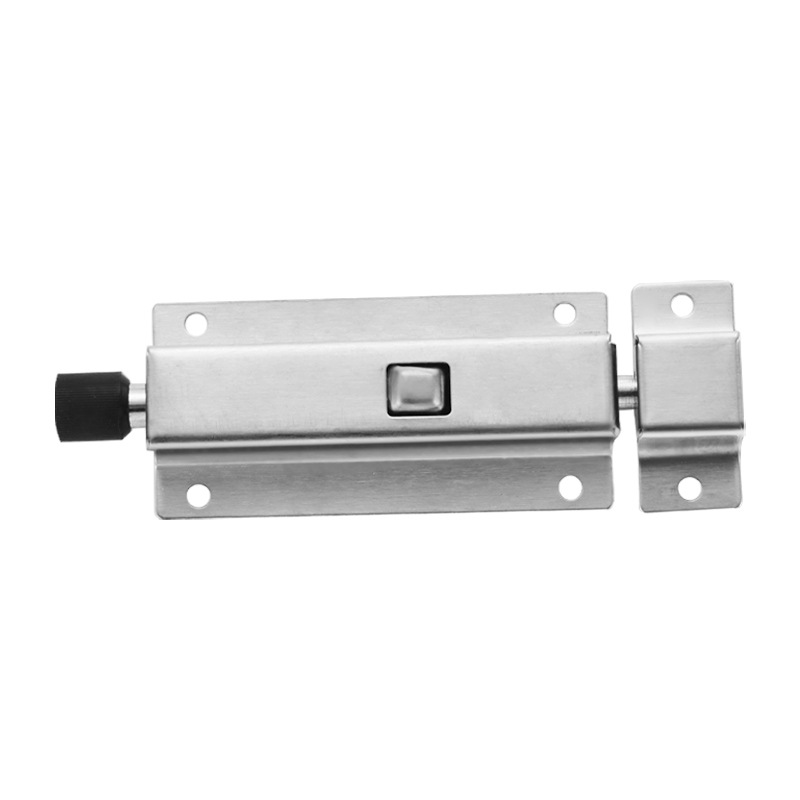 Stainless steel automatic spring latch door lock, small window and door bolt, door latch, bathroom wooden door, old-fashioned exposed door latch Item Picture