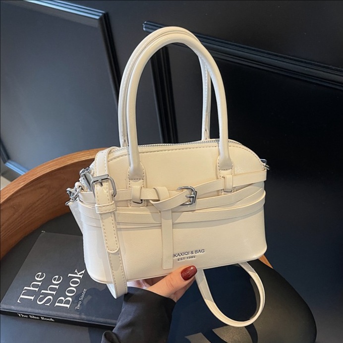 High-end quality handbag for women, Spring/Summer 2025 new retro versatile single-shoulder bag, stylish and versatile crossbody shell bag full figure