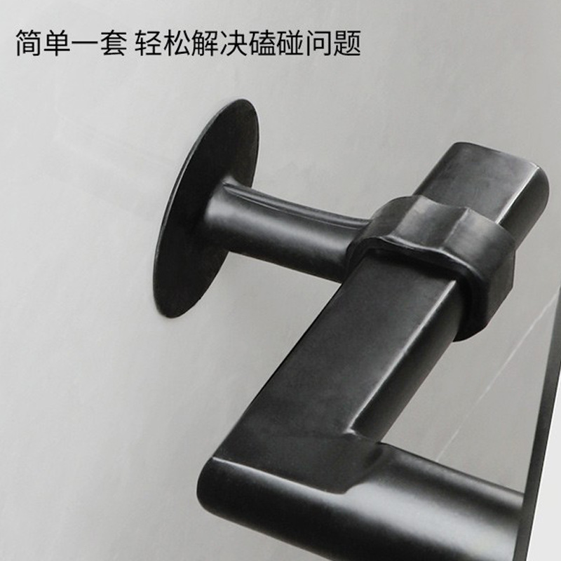 Bathroom door suction, toilet and bathroom door, back door handle suction, door fixing silicone pad, door stopper, door anti-collision magic tool full figure