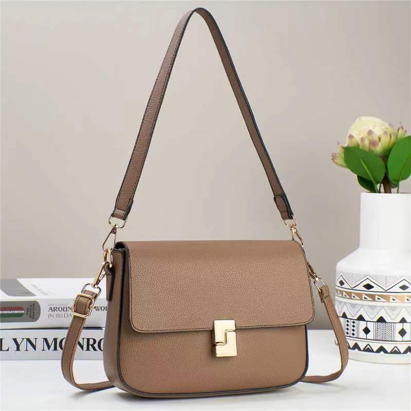 This small, high-quality, lychee patterned PU material square bag is simple and versatile. It is a cross-border single-shoulder crossbody women's bag Specification drawing