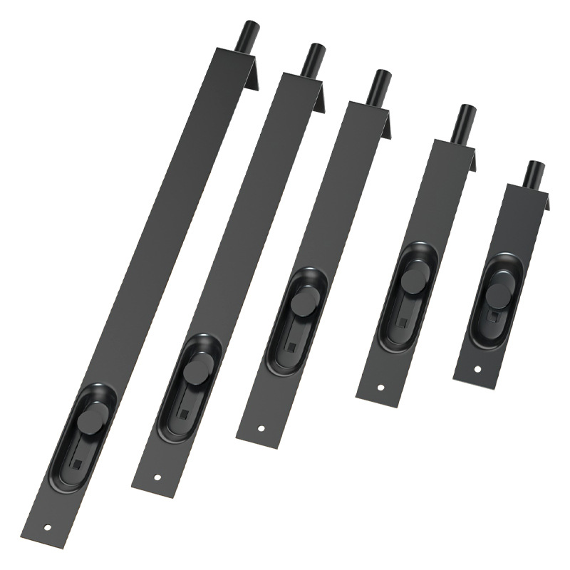 Stainless steel black concealed latch doors and Windows, concealed hidden doors, wooden doors, mother-and-child lock locks, and various specifications of anti-theft locks Item Picture