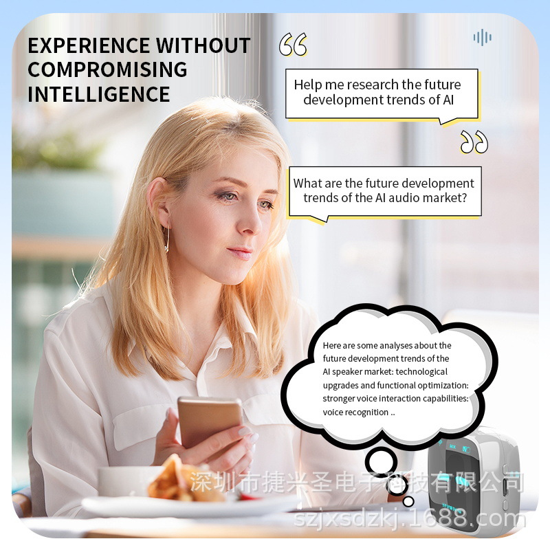 Cross-border English version AI large model intelligent English interactive emotional companionship smart phone Global Encyclopedia Knowledge Q&A details Picture