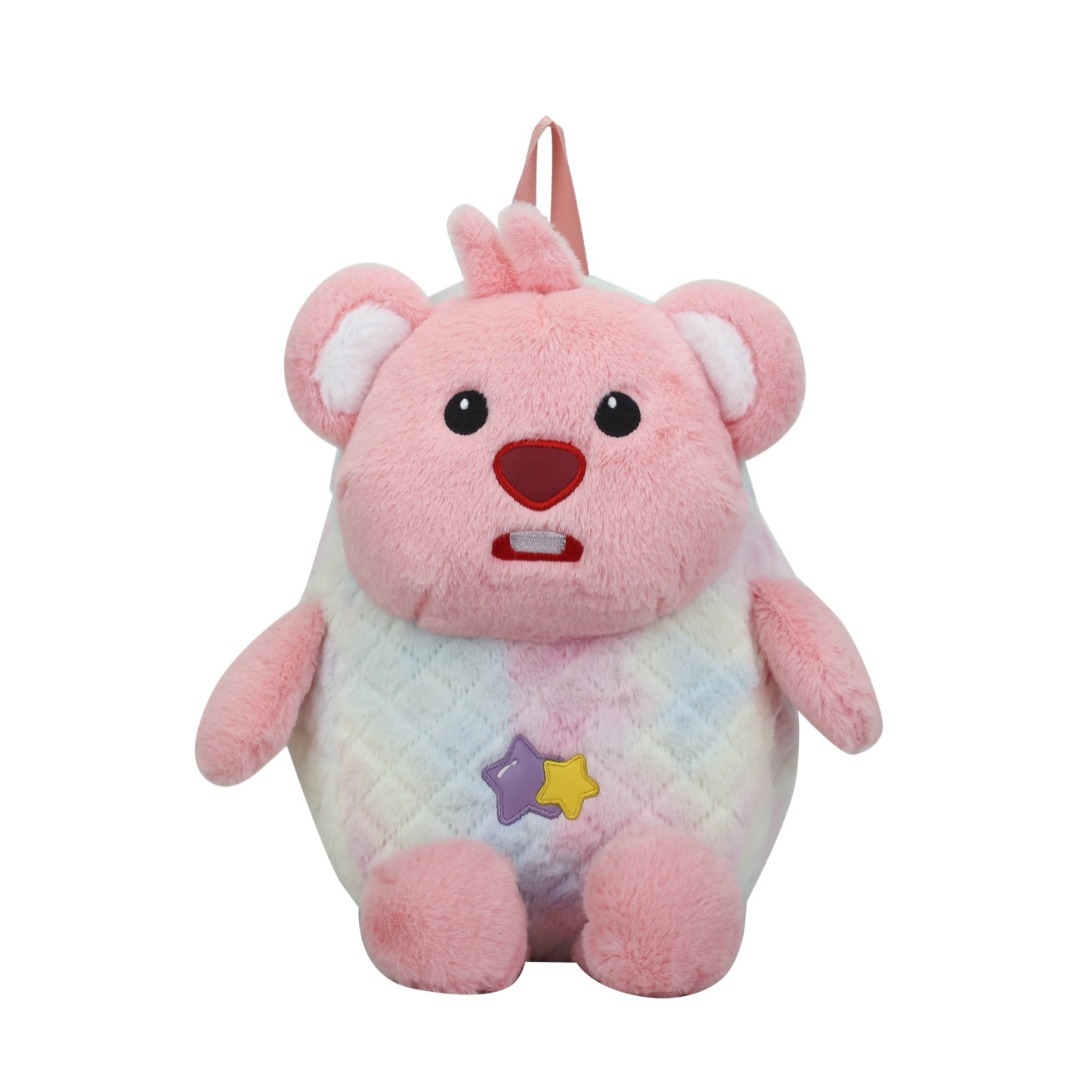 New 3D doll large backpack, Sanrio tie-dyed plush backpack, a gift for girls' hearts, factory direct sale Item Picture