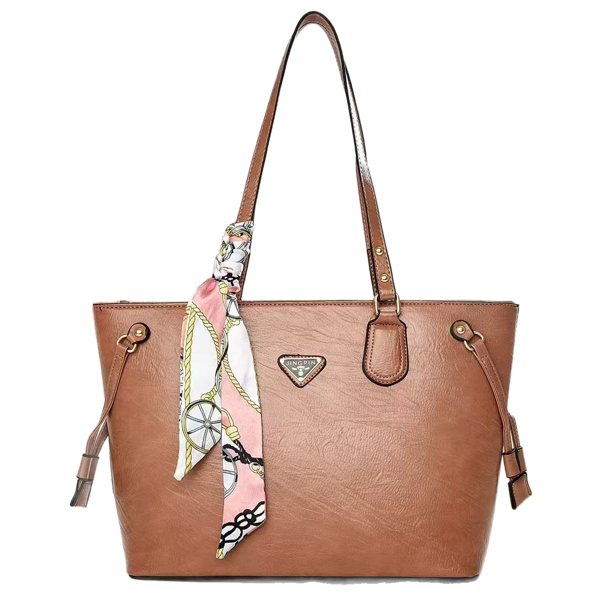 This is a new, light luxury, fashionable and simple tote bag for women in 2025. It has a large capacity for commuting and can be used as a shoulder bag Item Picture
